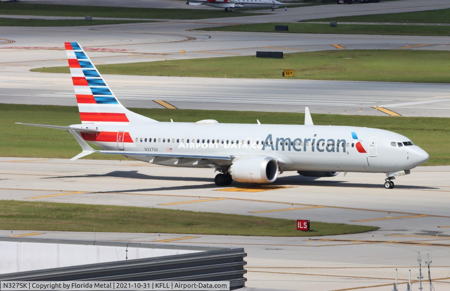 N327SK, 2020 Boeing 737-8 MAX C/N 44477, American 737 MAX 8