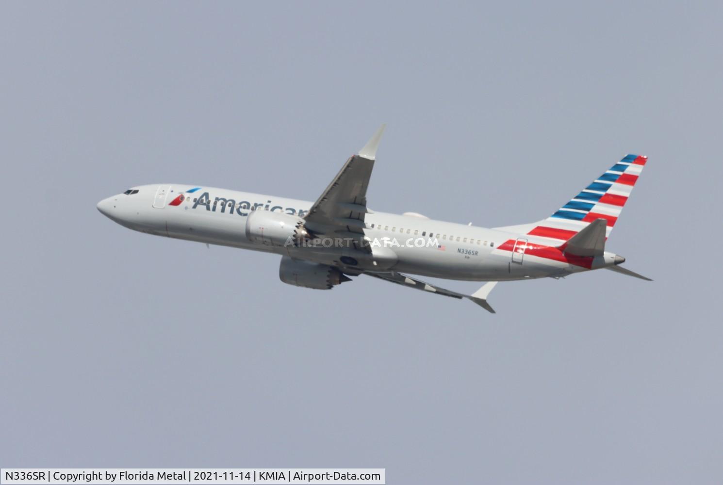 N336SR, 2021 Boeing 737-8 MAX C/N 44482, American 737 MAX 8