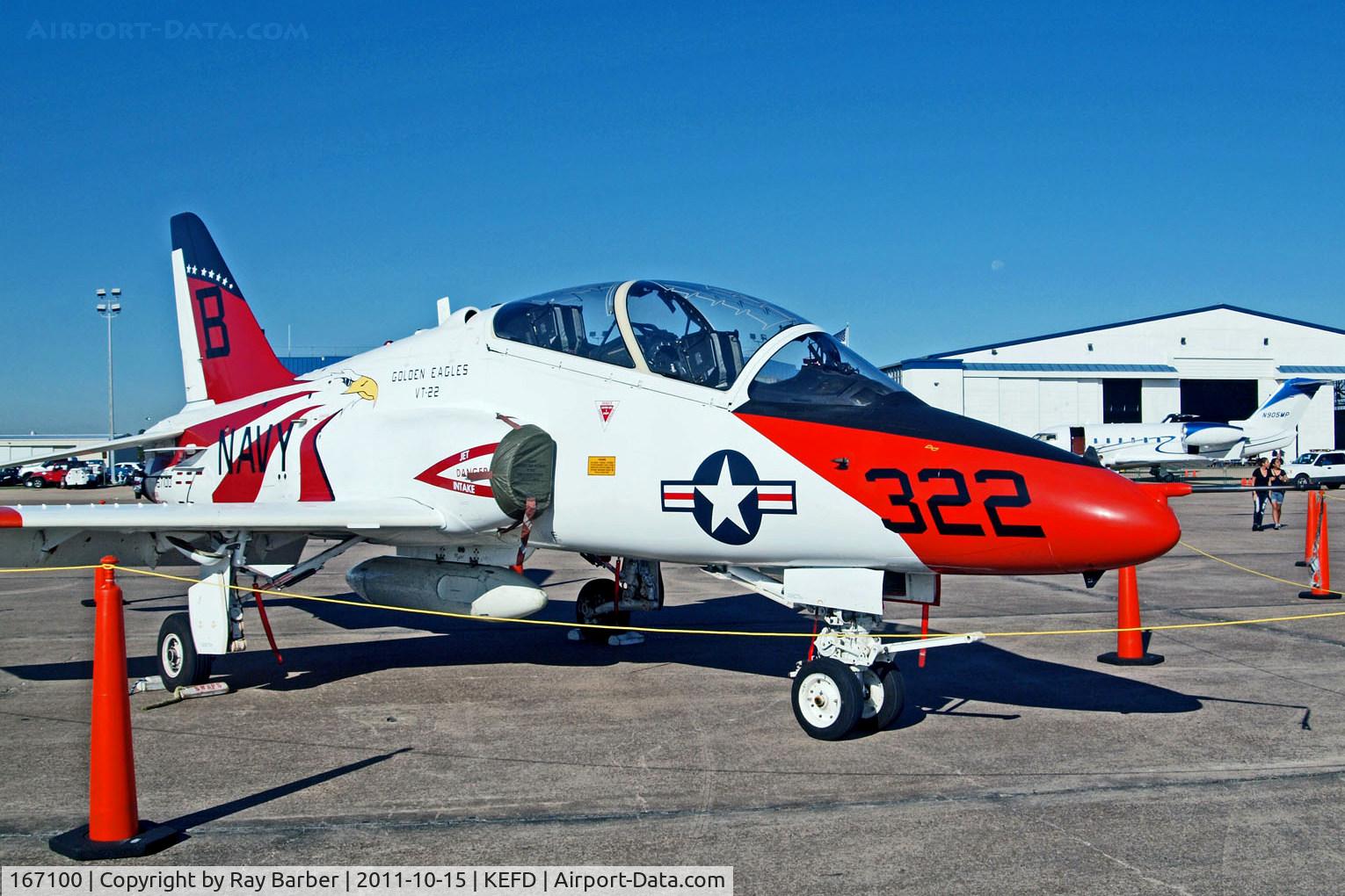 167100, Boeing T-45C Goshawk C/N C132, 167100   McDonnell Douglas T-45C Goshawk [C-132] (United States Navy) Houston-Ellington Field~N 15/10/2011