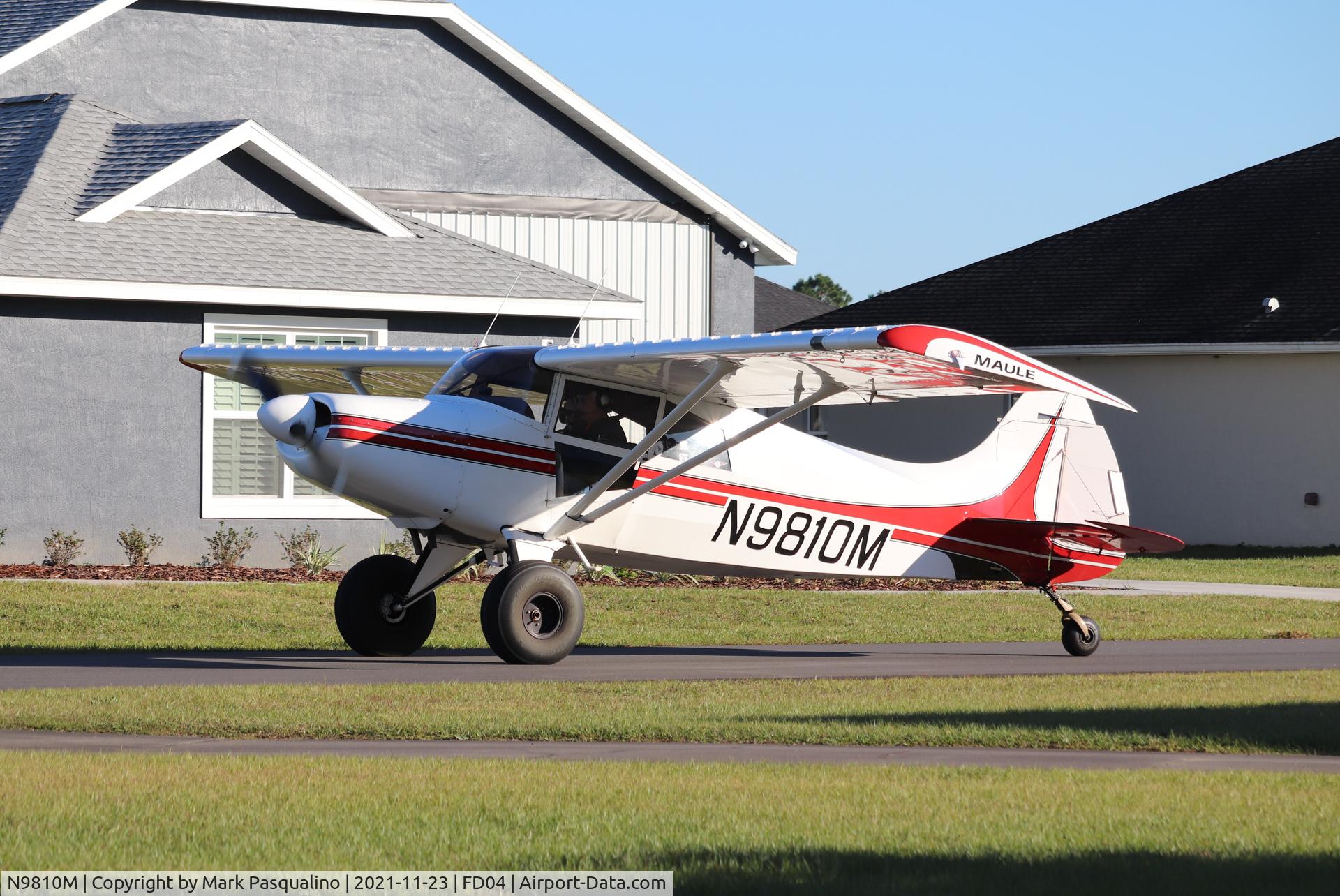 N9810M, 1966 Maule M-4-210C Rocket C/N 1020C, Maule M-4-210C
