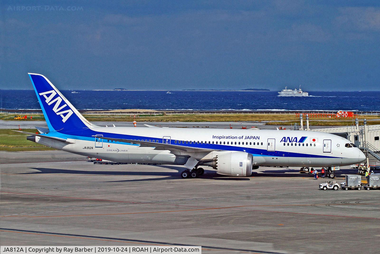 JA812A, 2012 Boeing 787-8 Dreamliner C/N 40748, JA812A   Boeing 787-8 Dreamliner [40748] (ANA-All Nippon Airways) Okinawa-Naha~JA 24/10/2019