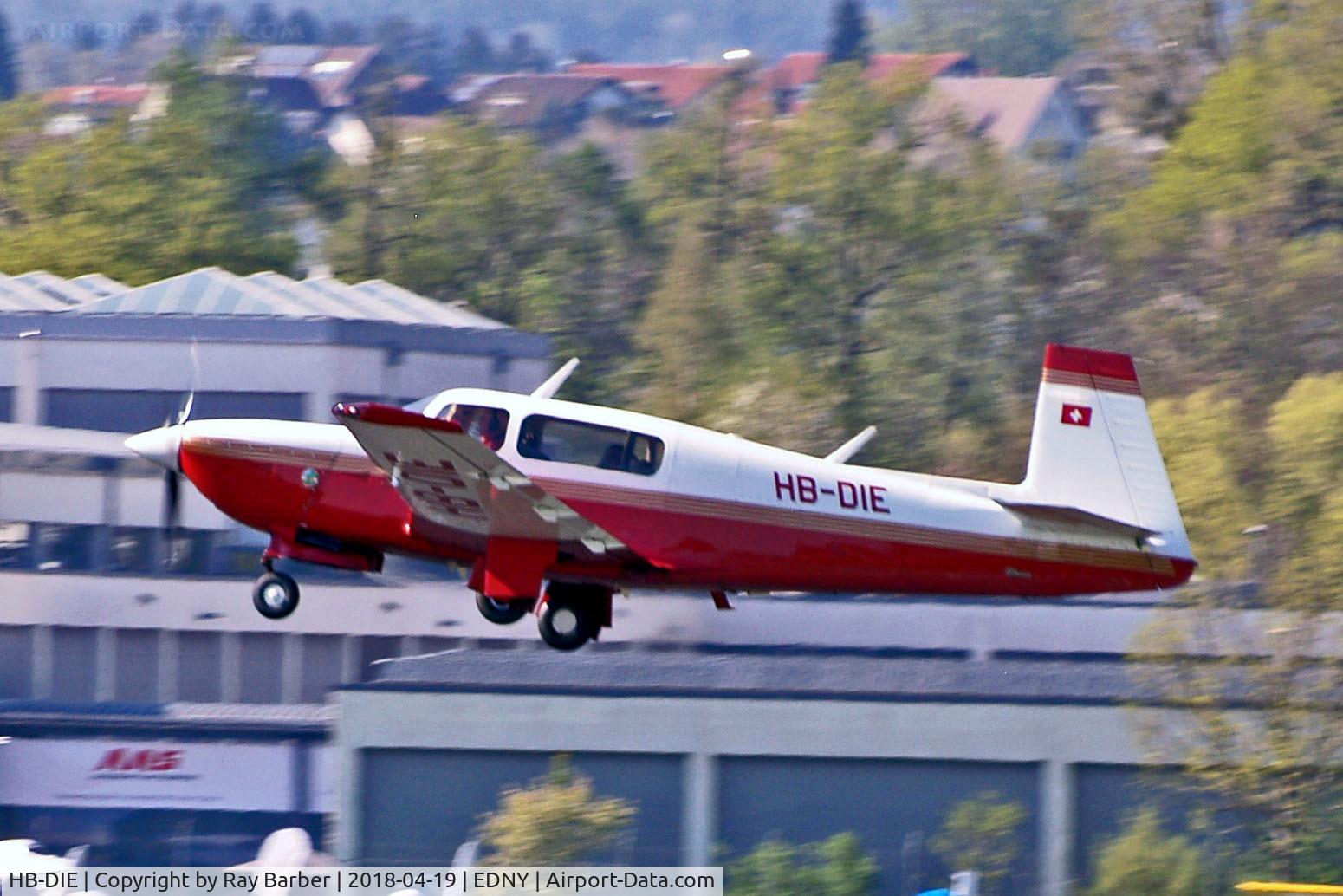 HB-DIE, 1994 Mooney M20R Ovation C/N 29-0015, HB-DIE   Mooney M.20R Ovation [29-0015] Friedrichshafen~D 19/04/2018