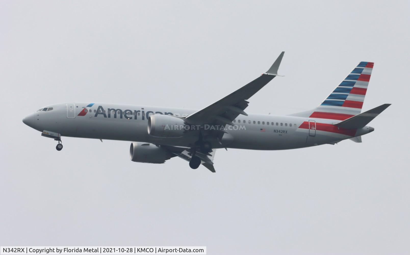 N342RX, 2019 Boeing 737-8 MAX C/N 44466, American 737-MAX 8