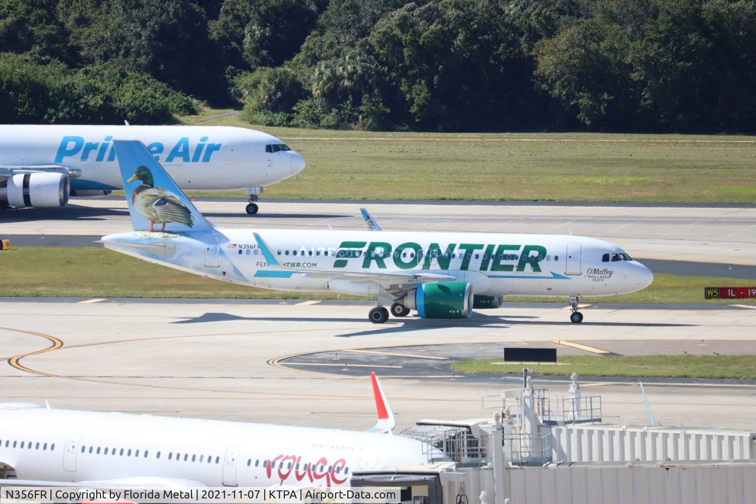 N356FR, 2019 Airbus A320-251NEO C/N 9065, O'Malley the Mallard Duck