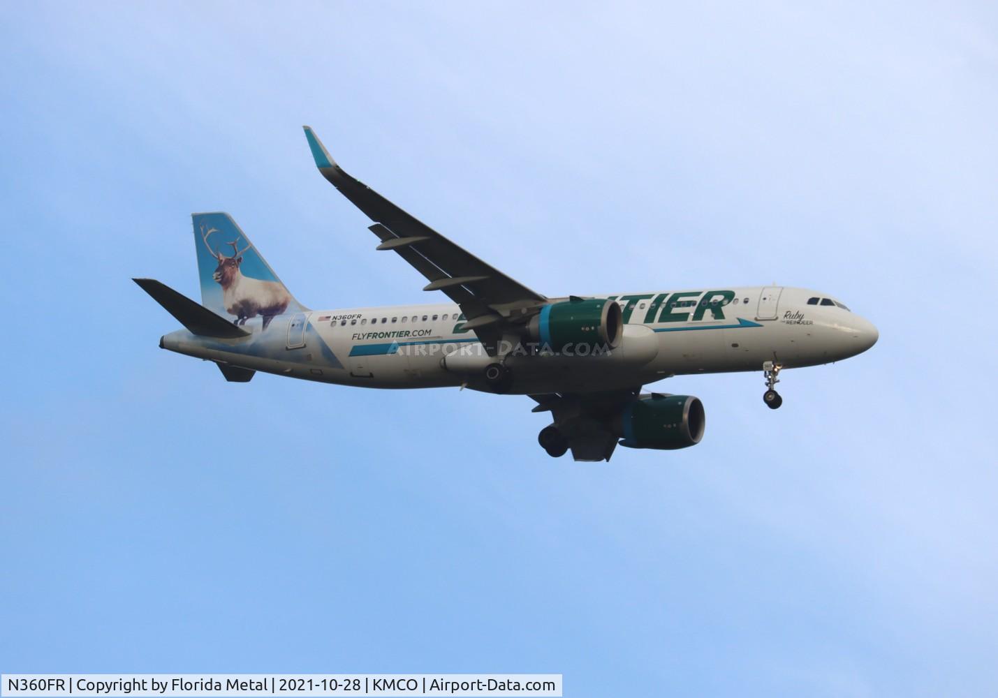 N360FR, 2019 Airbus A320-251N C/N 9180, Ruby the Reindeer
