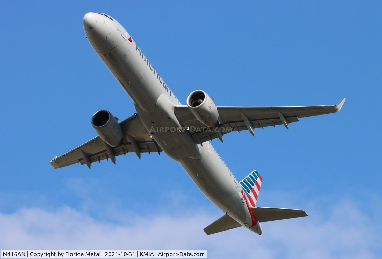 N416AN, 2020 Airbus A321-253NX C/N 9466, American A321NEO