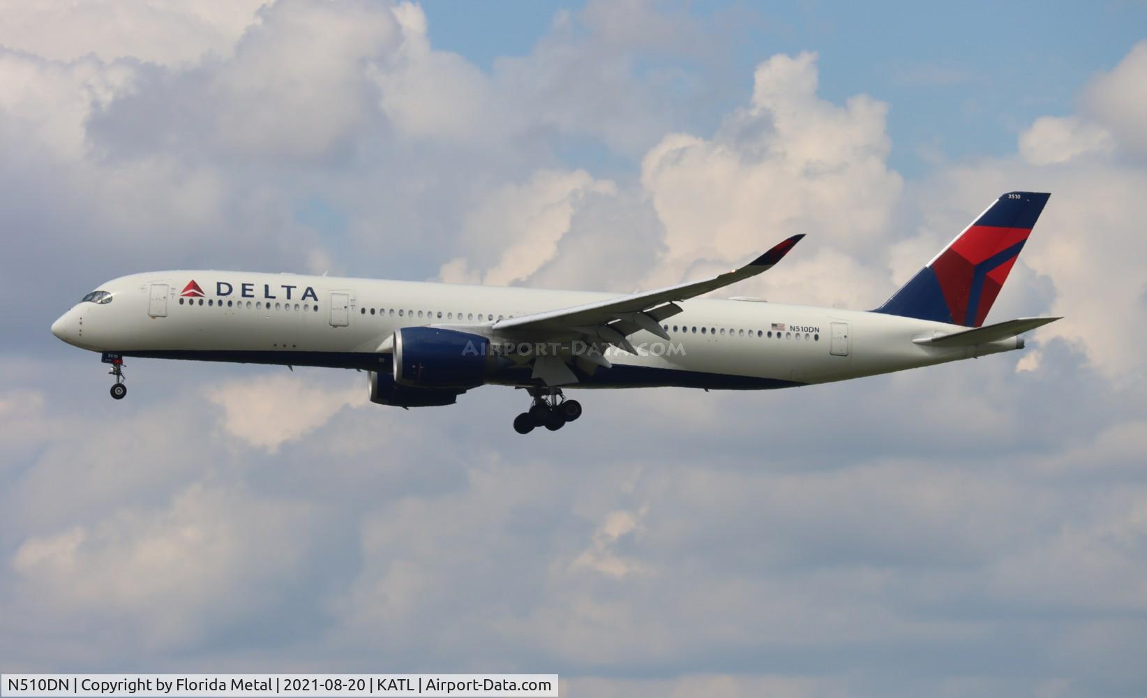 N510DN, 2018 Airbus A350-941 C/N 204, Delta A350-941