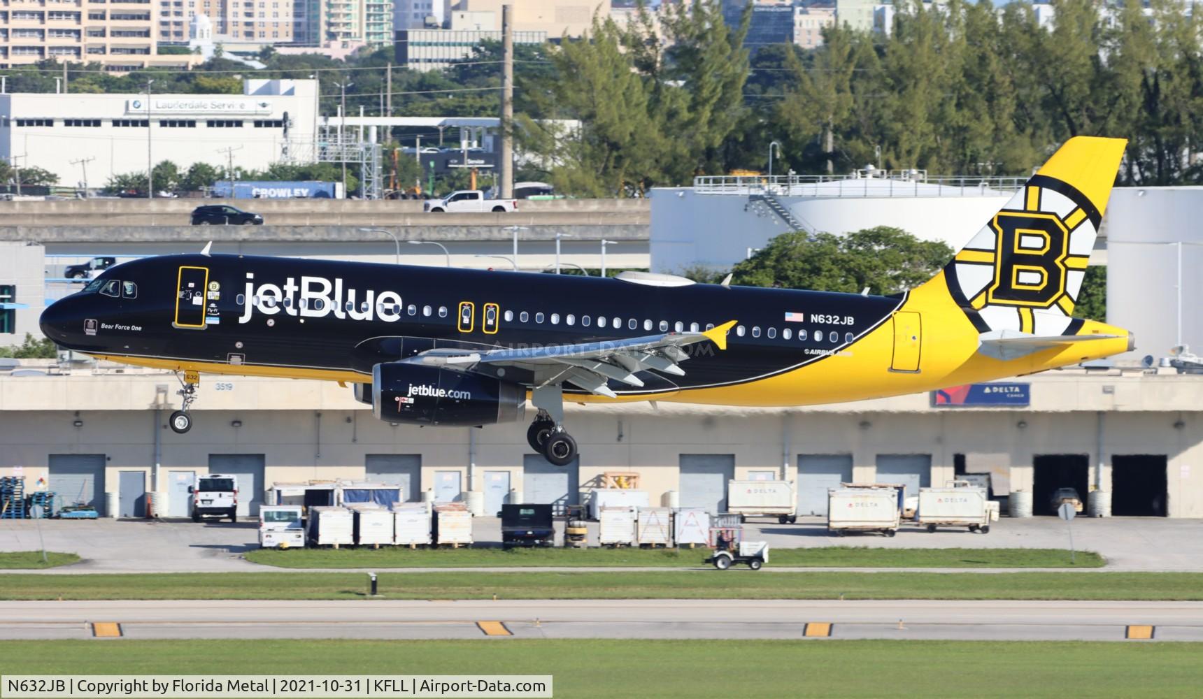 N632JB, 2006 Airbus A320-232 C/N 2647, Boston Bruins