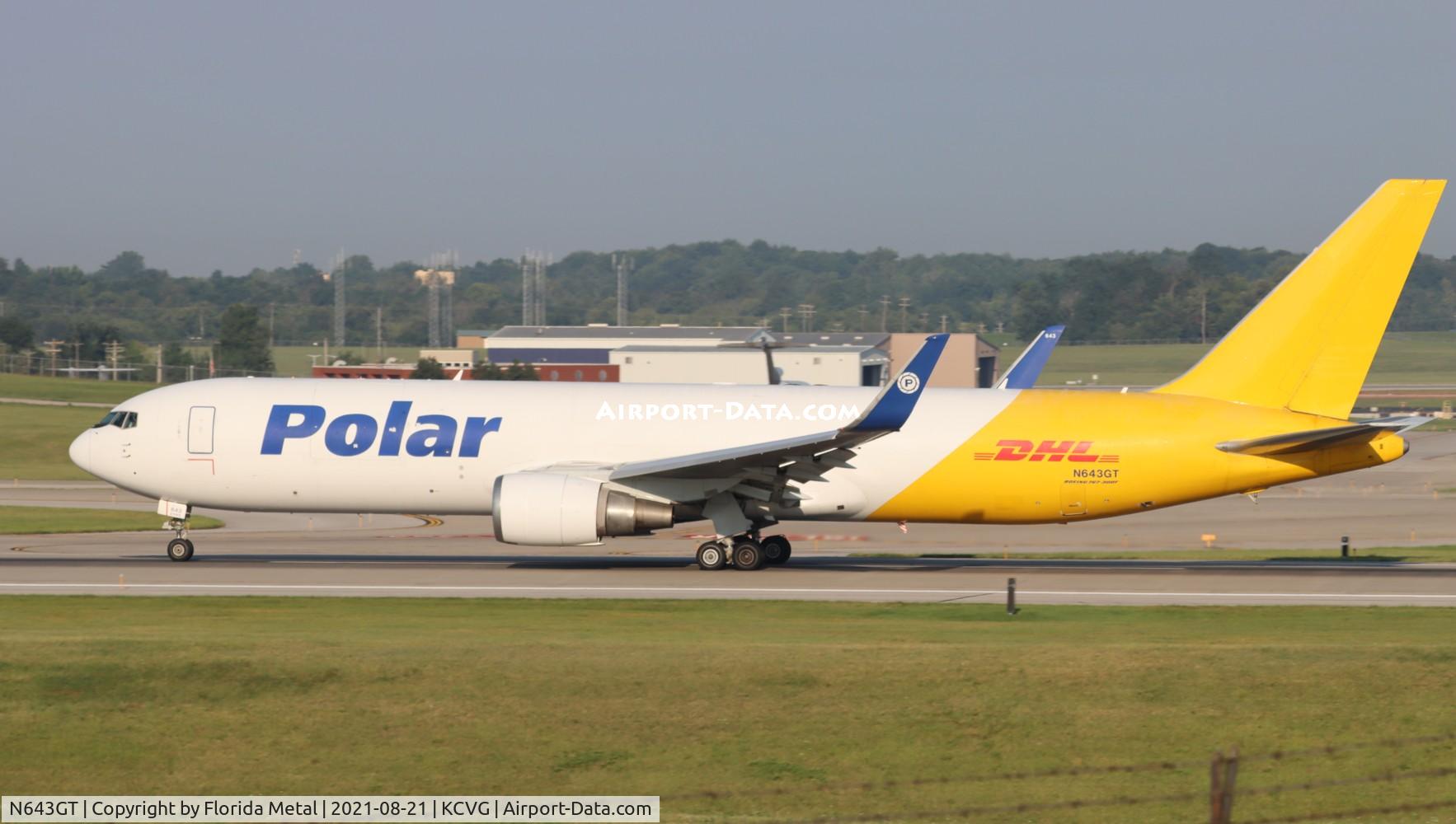 N643GT, 2012 Boeing 767-3JH/F/ER C/N 37809, Polar/DHL