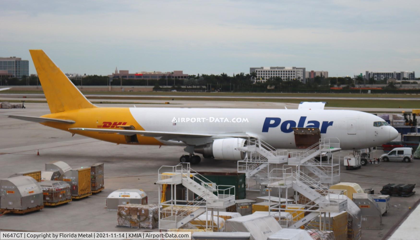 N647GT, 1996 Boeing 767-306 C/N 27611, Polar/DHL
