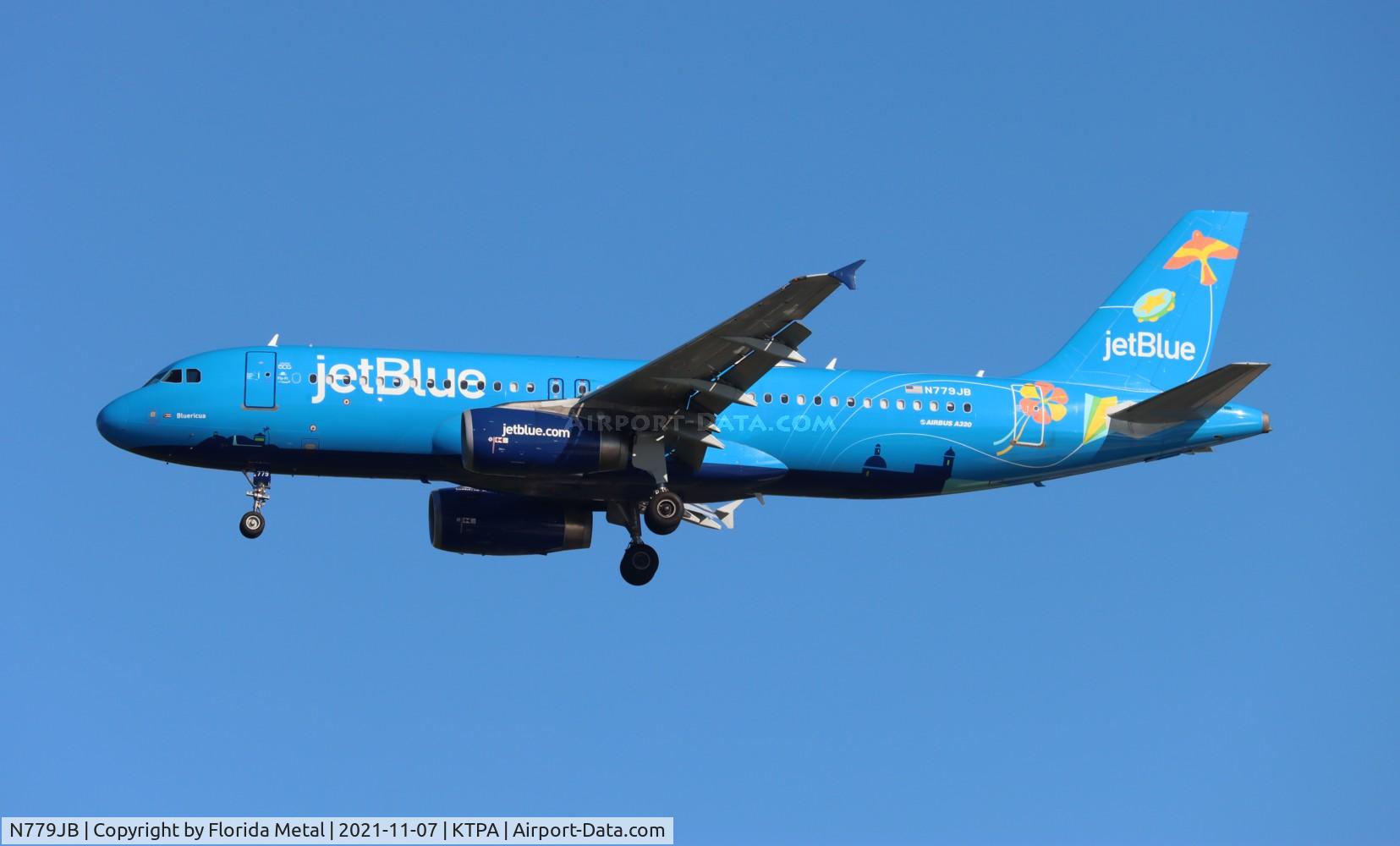 N779JB, 2009 Airbus A320-232 C/N 3811, Bluericua