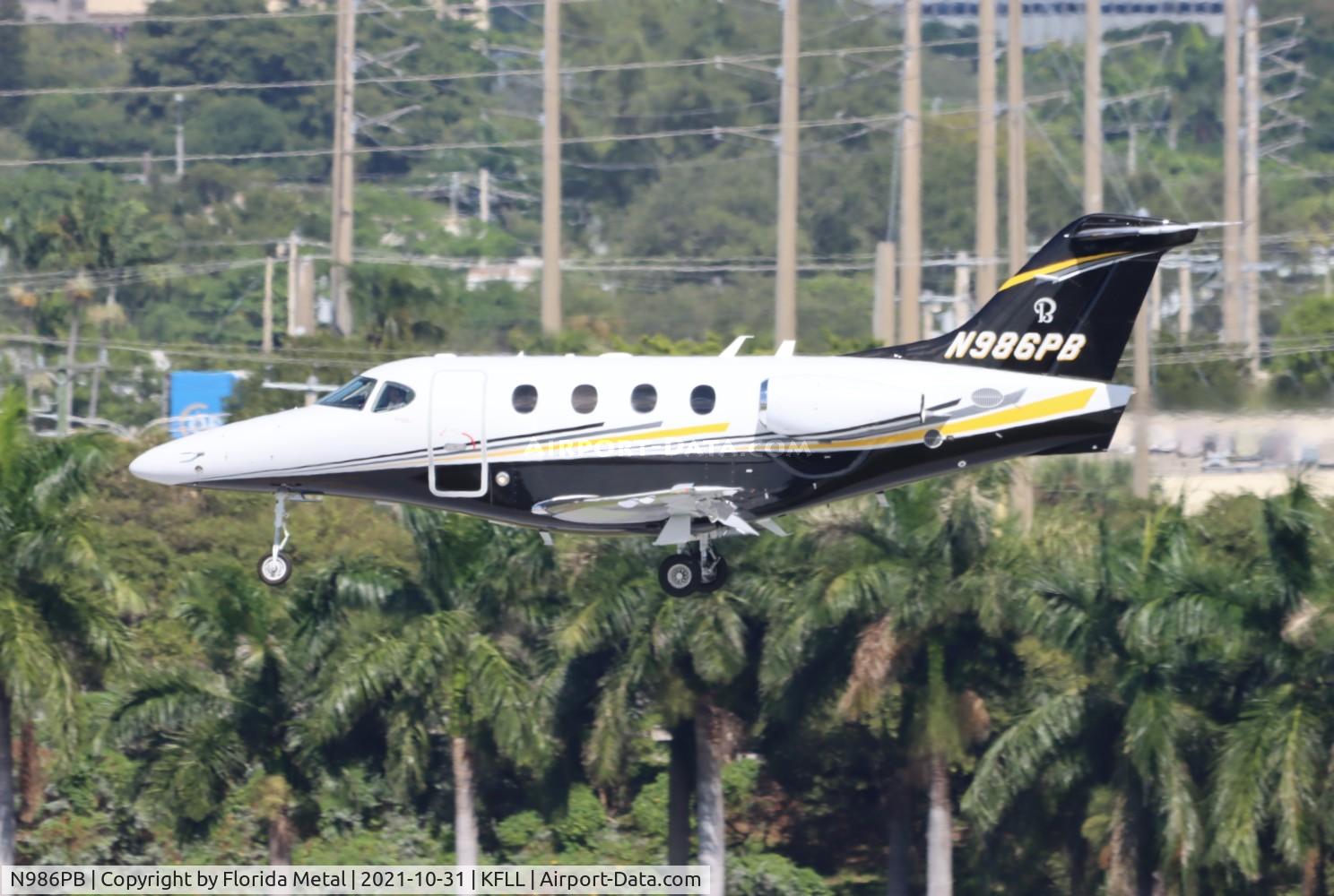 N986PB, 2011 Hawker Beechcraft 390 Premier IA C/N RB-290, Premier