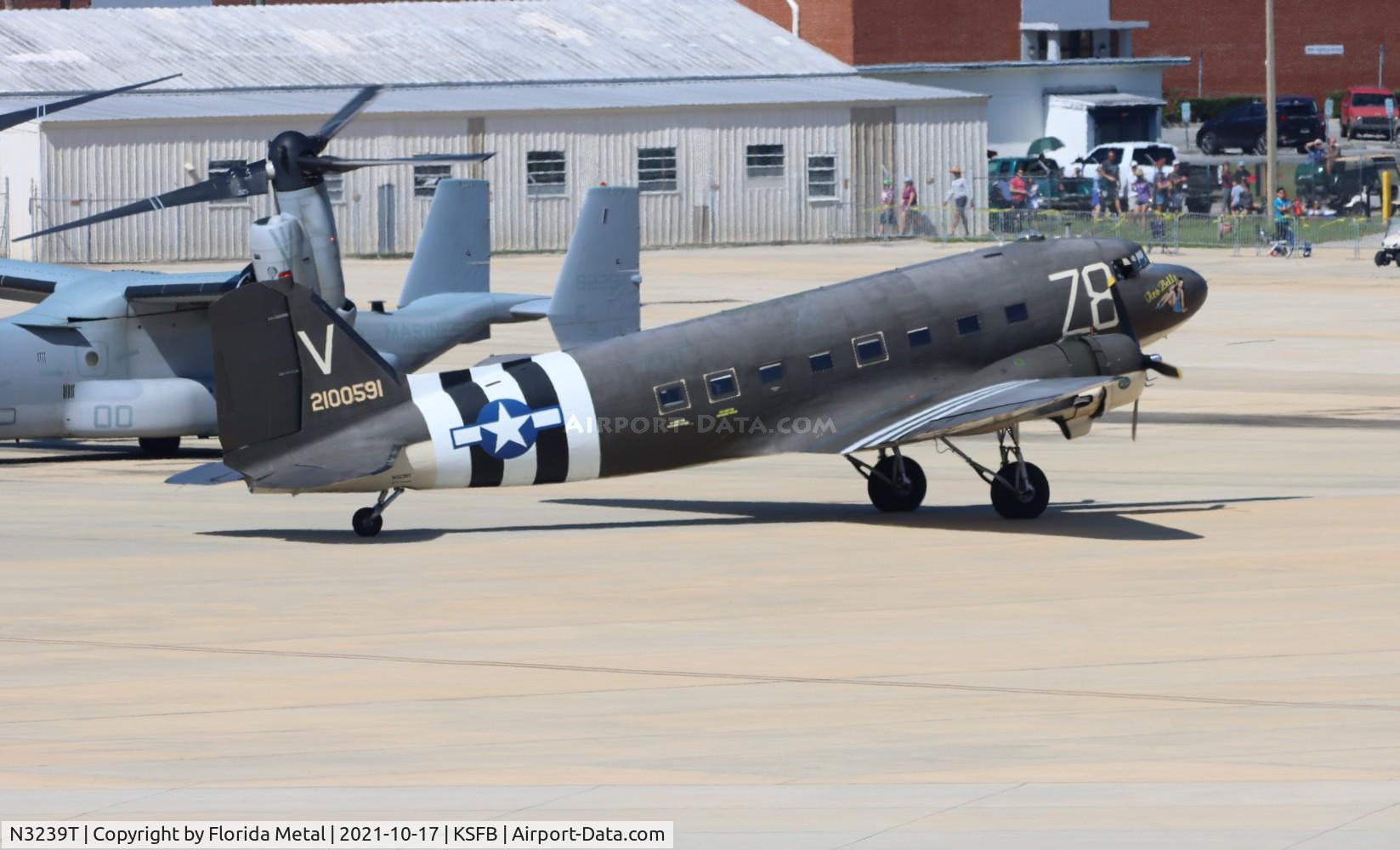 N3239T, 1943 Douglas DC3C-S1C3G (C-47A-65-DL) C/N 19054, Tico Belle