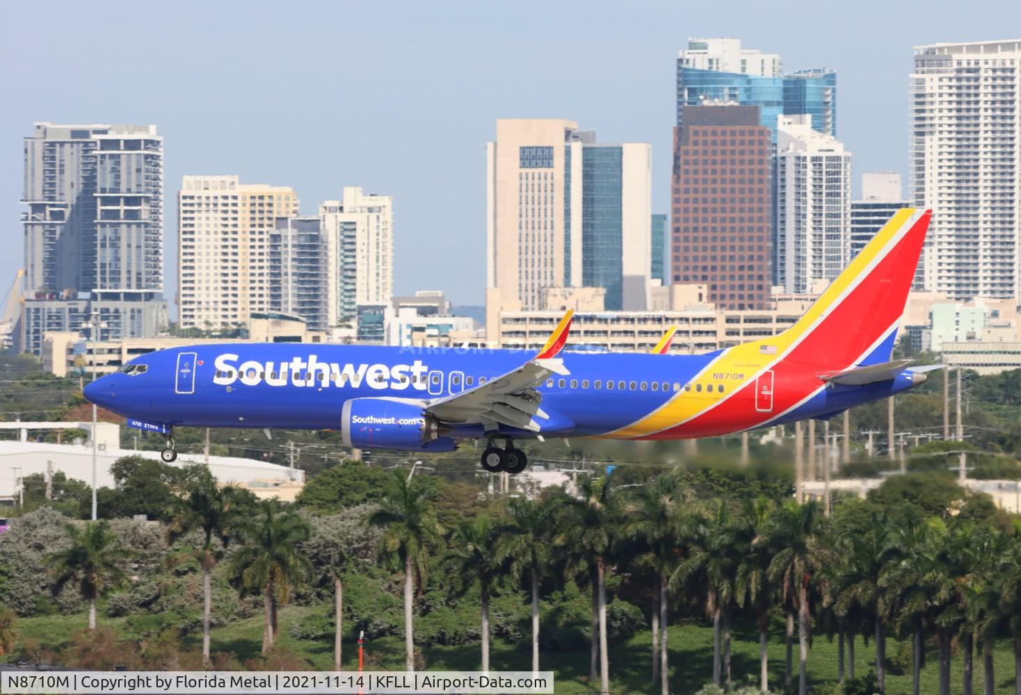 N8710M, 2017 Boeing 737-8 MAX C/N 42567, Southwest 737-8 MAX