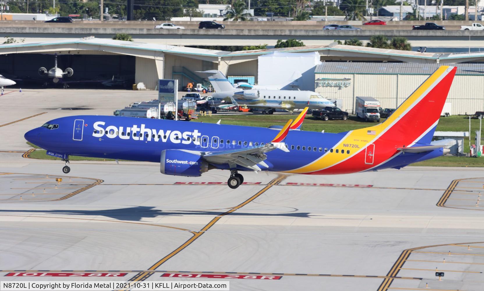 N8720L, 2018 Boeing 737 MAX 8 C/N 42547, Southwest 737 MAX 8