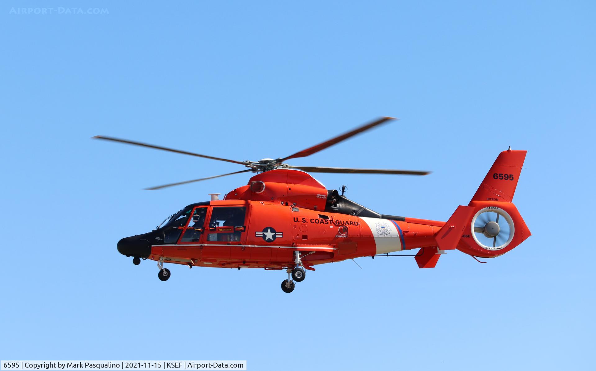 6595, 1989 Aerospatiale HH-65C Dolphin C/N 6297, Aerospatiale HH-65C Dolphin