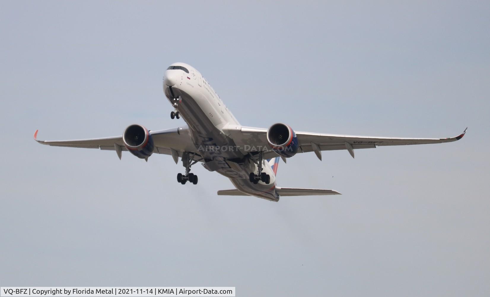 VQ-BFZ, 2020 Airbus A350-941 C/N 414, Aeroflot