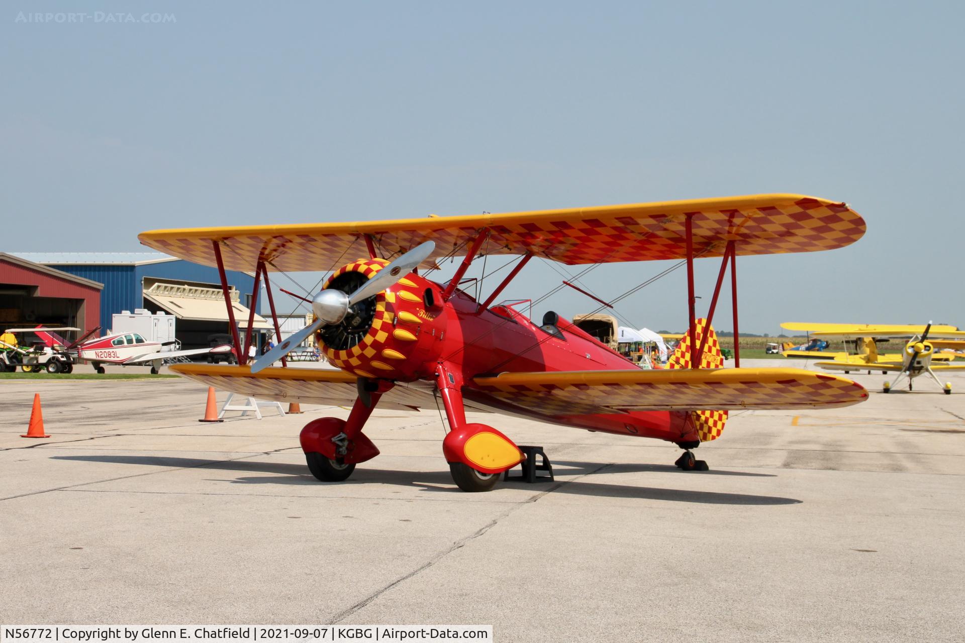 N56772, 1941 Boeing A75N1(PT17) C/N 75-2451, At the Stearman Fly In