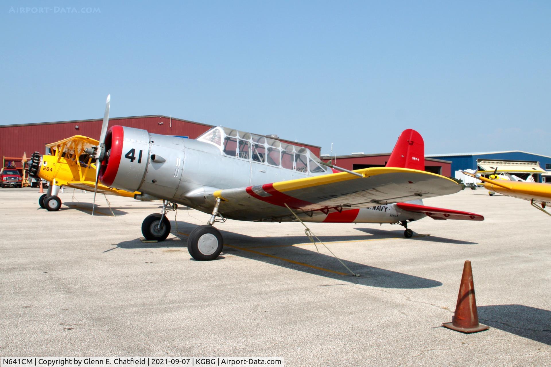 N641CM, 1941 Consolidated Vultee BT-13 C/N 1479, At the Stearman Fly In