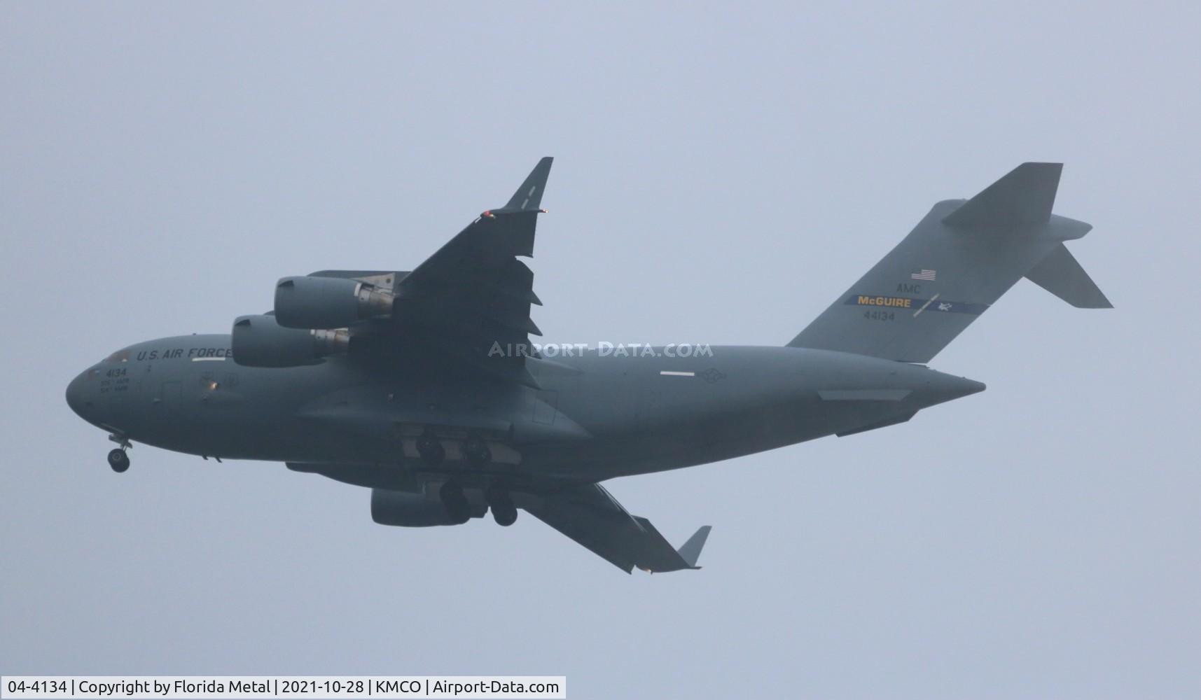04-4134, 2004 Boeing C-17A Globemaster III C/N P-134, MCO 2021