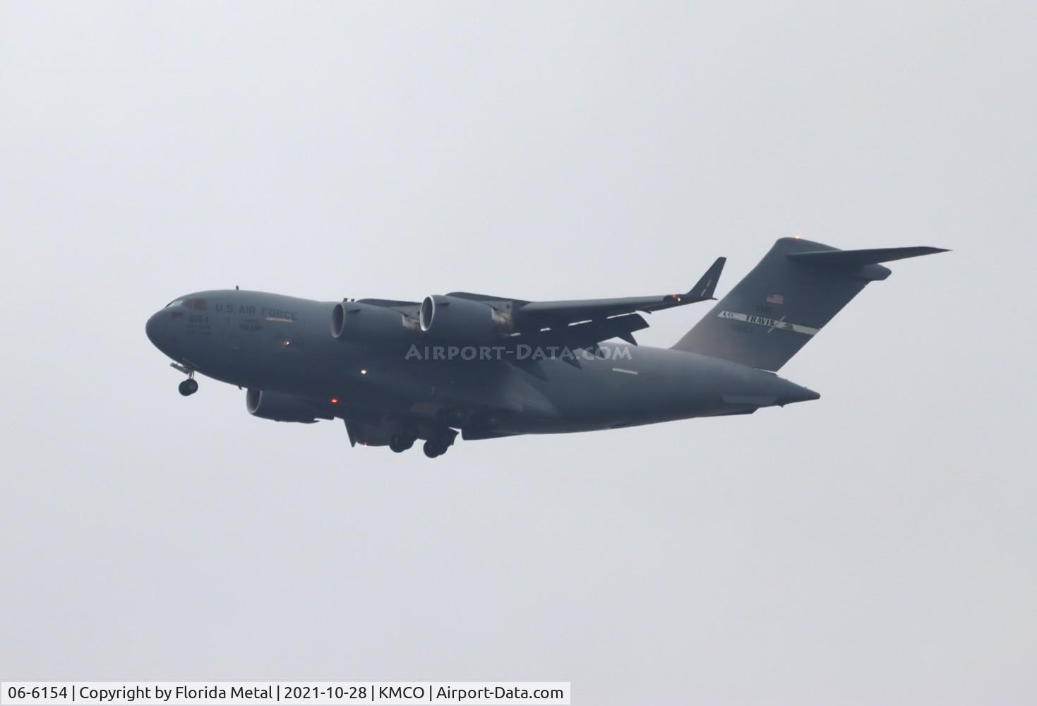 06-6154, 2006 Boeing C-17A Globemaster III C/N P-154, MCO 2021