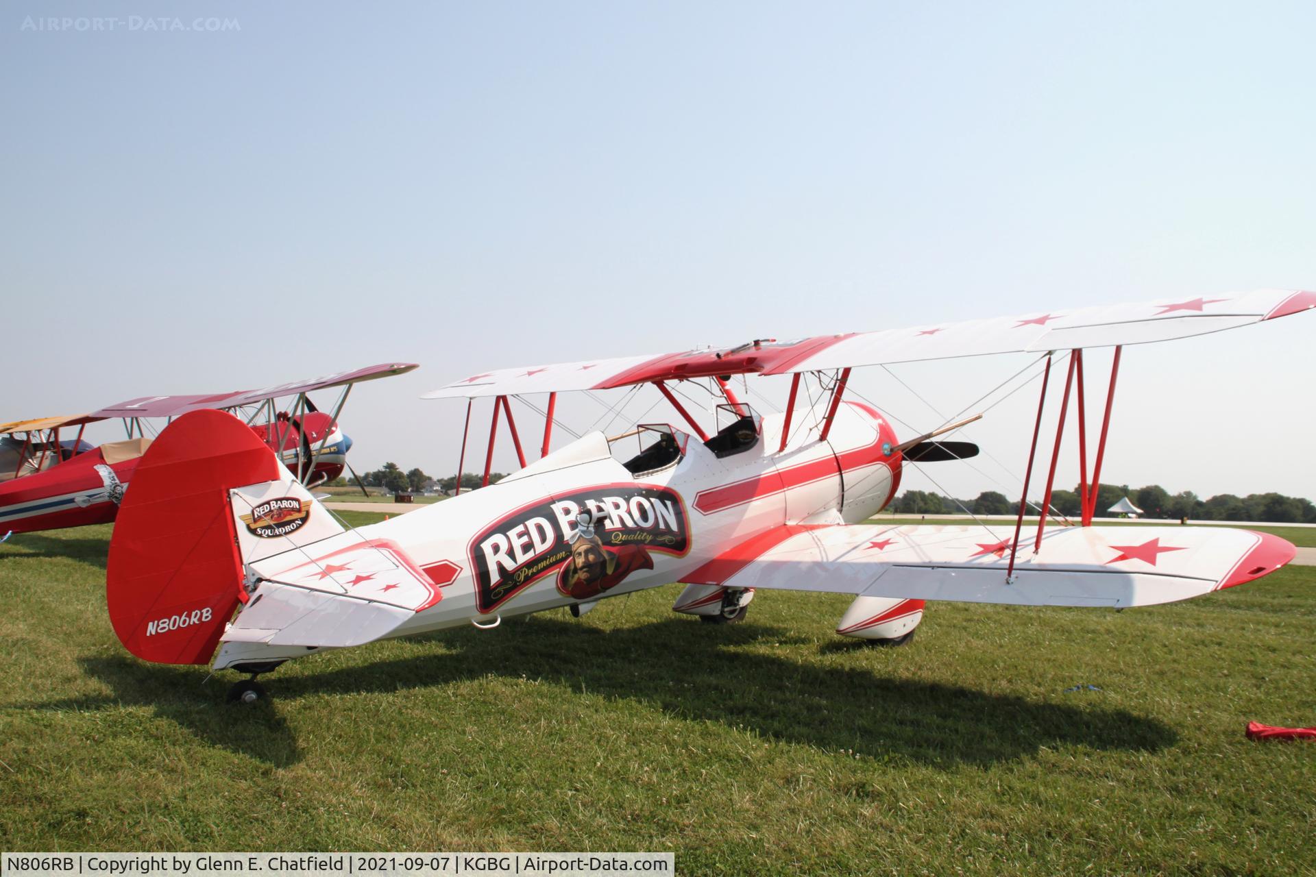 N806RB, 1942 Boeing A75 C/N 75-4000, At the Stearman Fly In