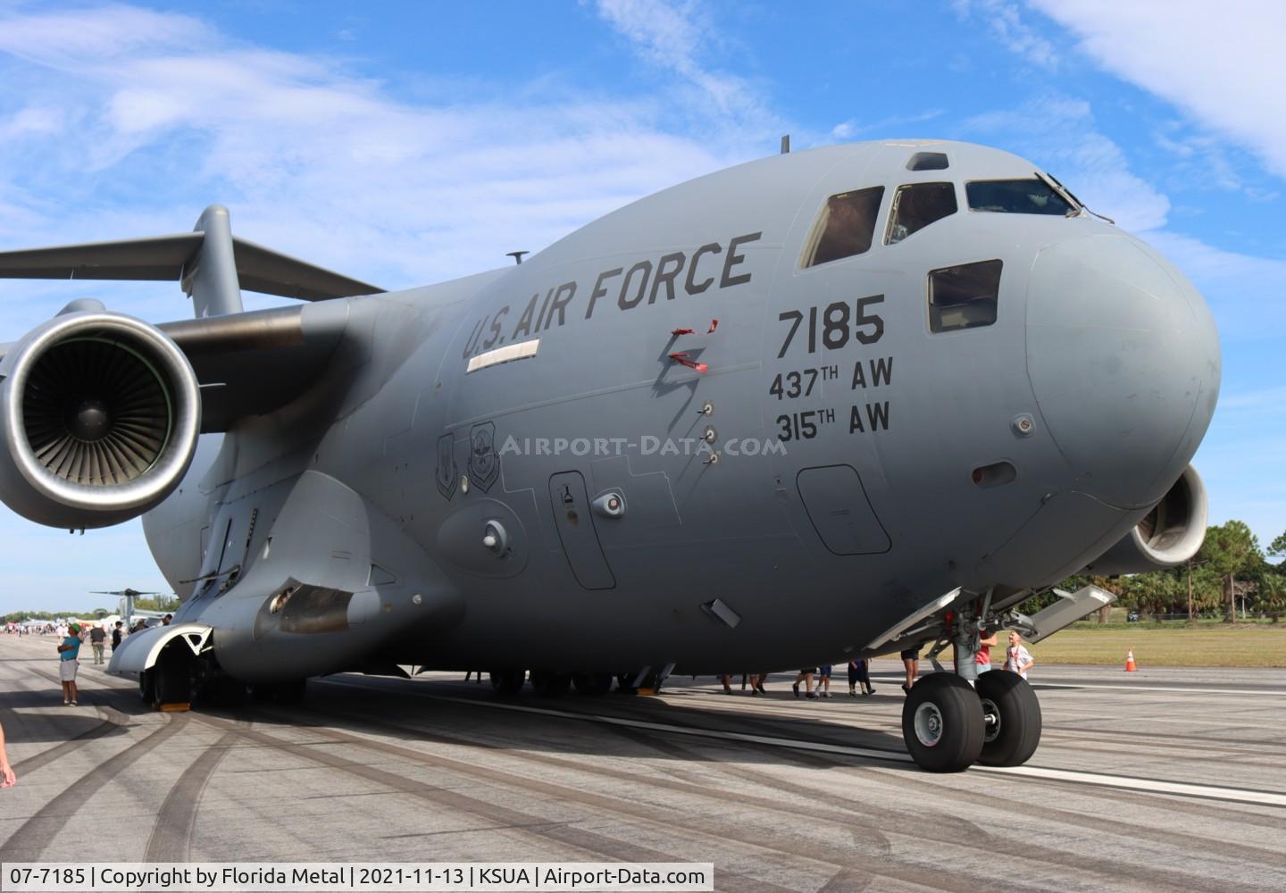 07-7185, 2007 Boeing C-17A Globemaster III C/N P-185, Stuart 2021