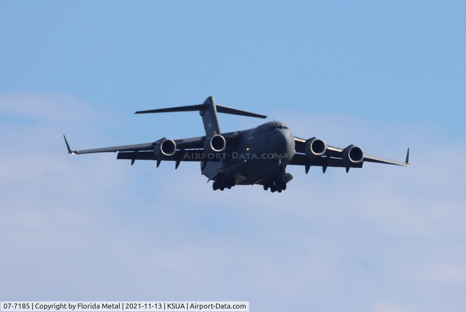 07-7185, 2007 Boeing C-17A Globemaster III C/N P-185, Stuart 2021