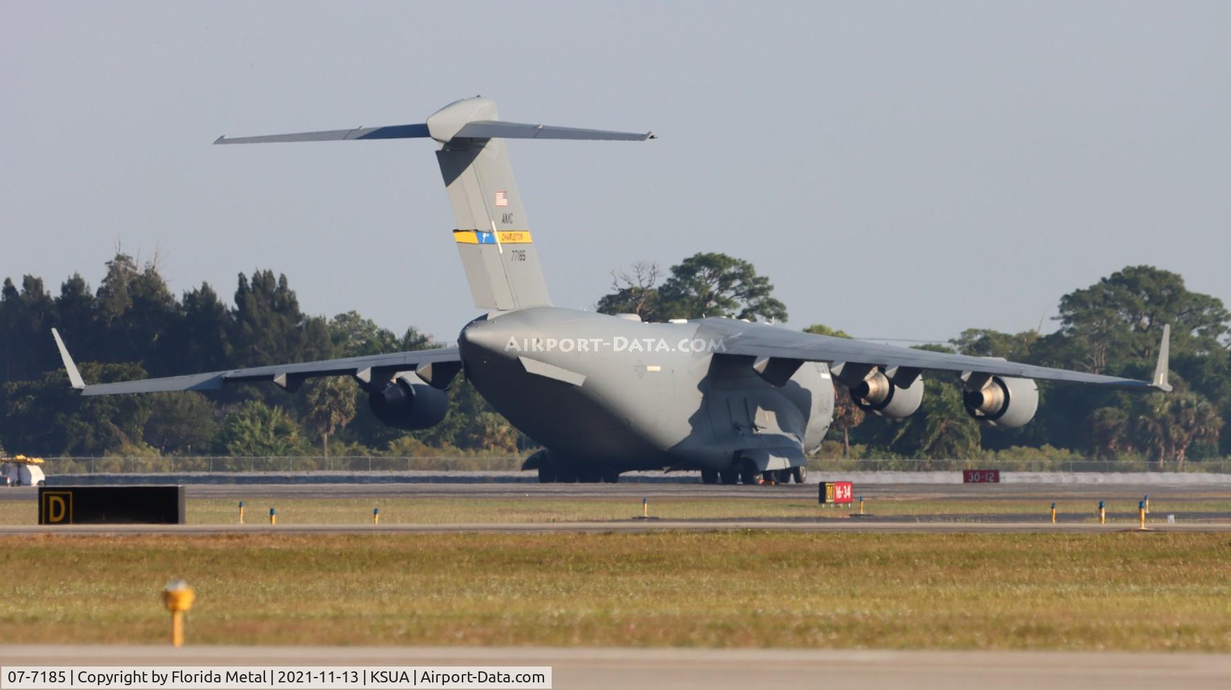 07-7185, 2007 Boeing C-17A Globemaster III C/N P-185, Stuart 2021