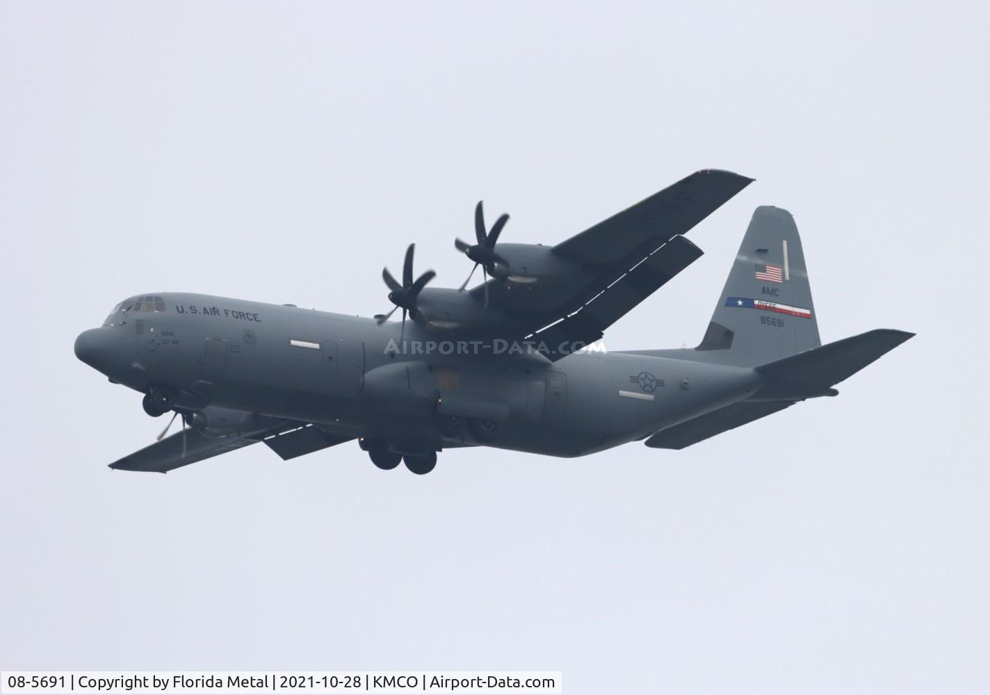 08-5691, 2008 Lockheed Martin C-130J-30 Super Hercules C/N 382-5691, MCO 2021