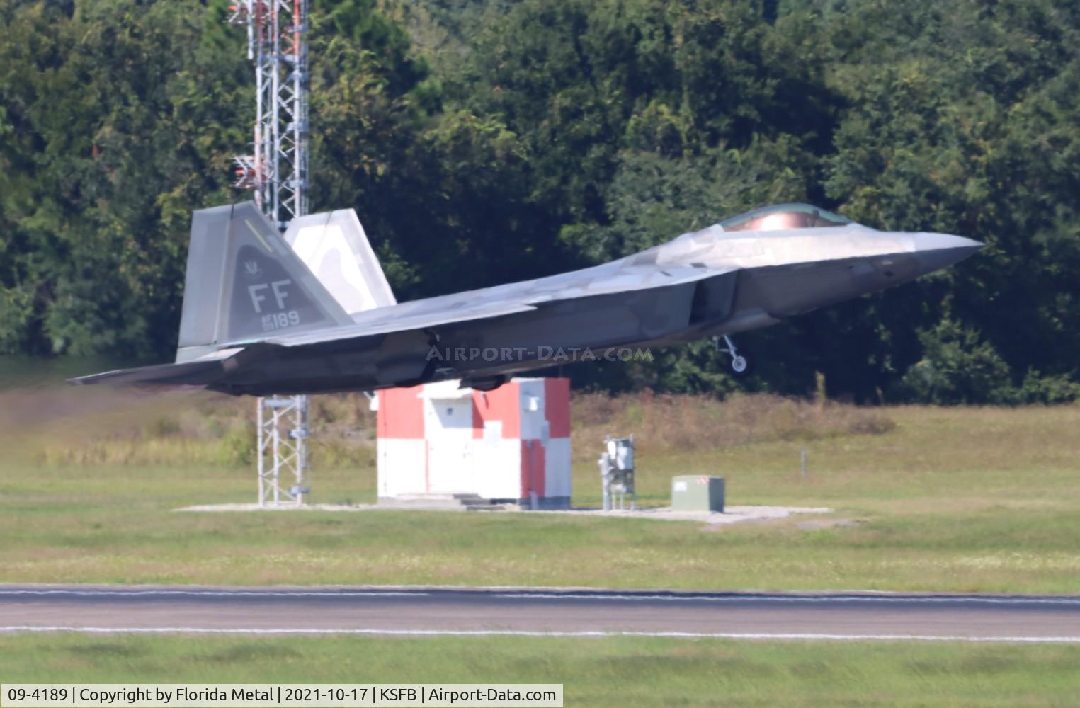 09-4189, 2009 Lockheed Martin F-22A Raptor C/N 645-4189, Sanford 2021