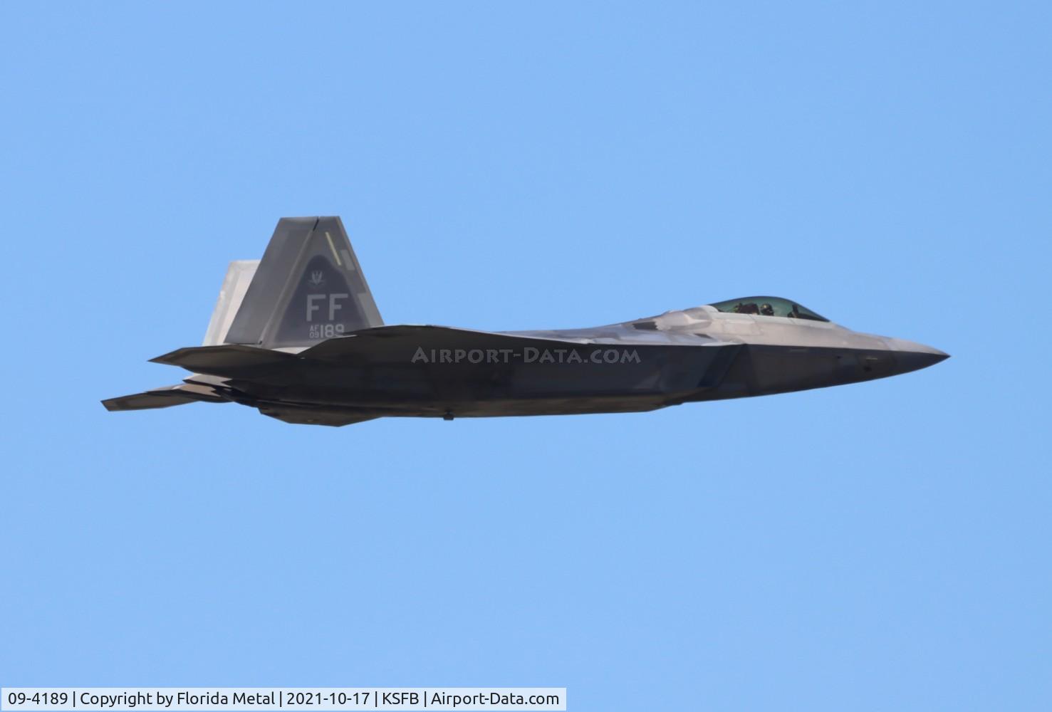 09-4189, 2009 Lockheed Martin F-22A Raptor C/N 645-4189, Sanford 2021