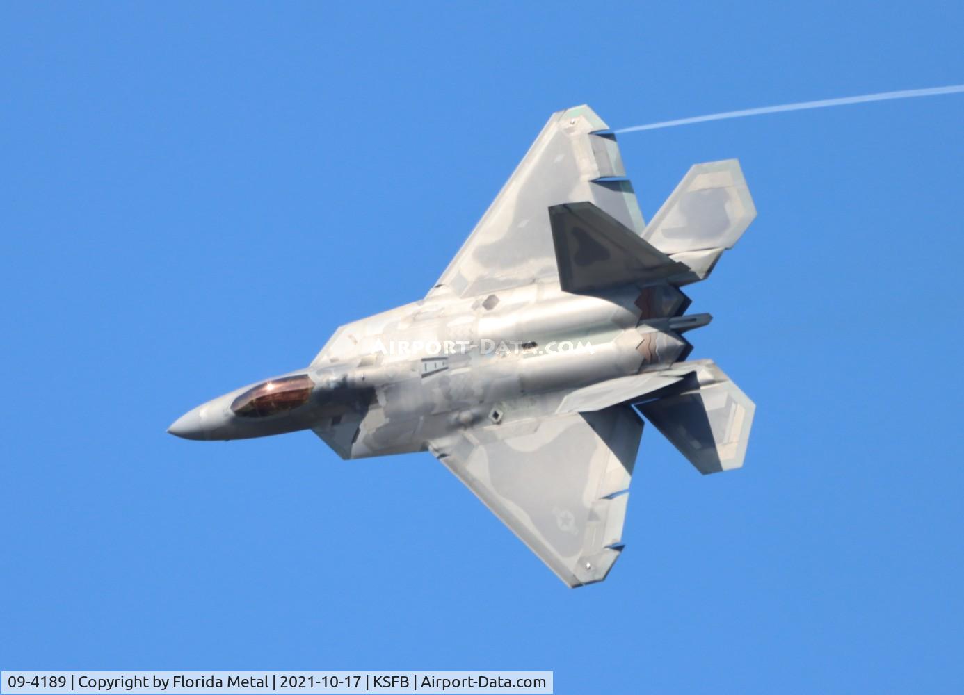 09-4189, 2009 Lockheed Martin F-22A Raptor C/N 645-4189, Sanford 2021