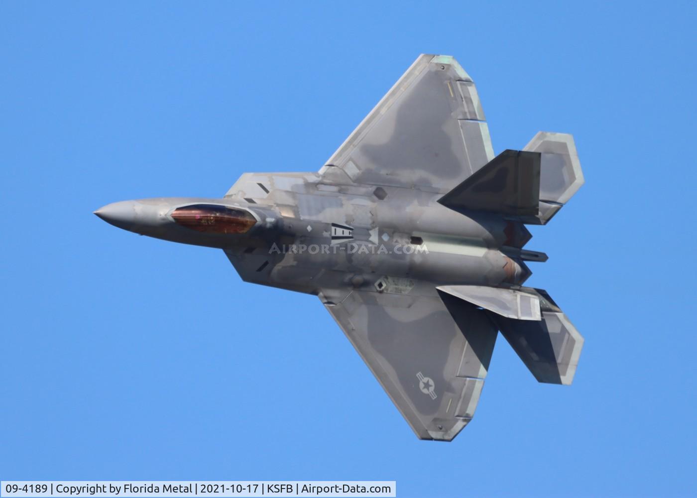09-4189, 2009 Lockheed Martin F-22A Raptor C/N 645-4189, Sanford 2021