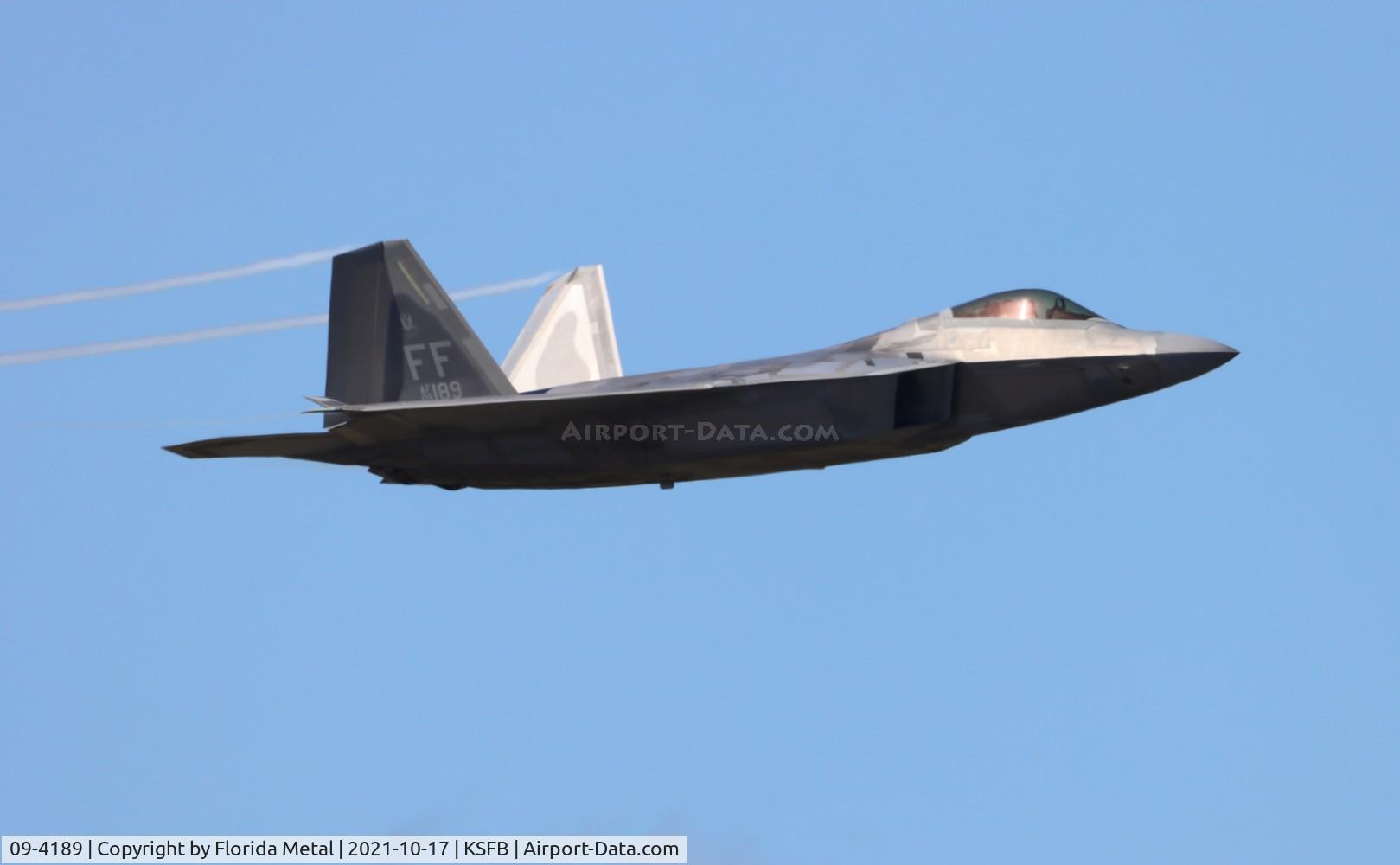 09-4189, 2009 Lockheed Martin F-22A Raptor C/N 645-4189, Sanford 2021
