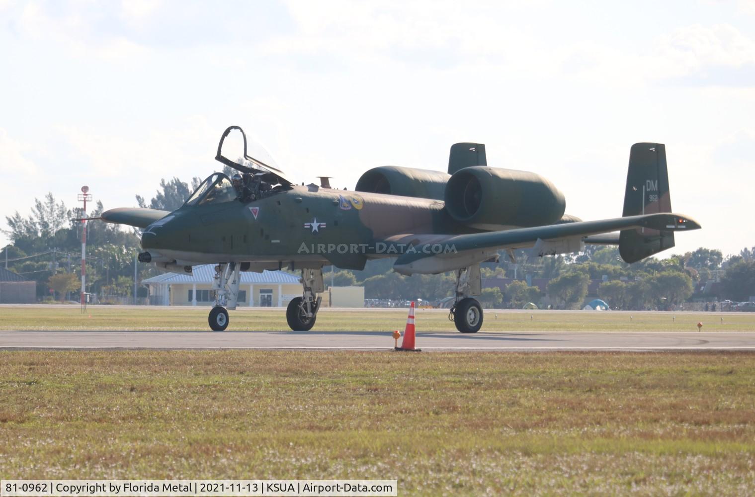 81-0962, 1981 Fairchild Republic A-10C Thunderbolt II C/N A10-0657, Stuart 2021