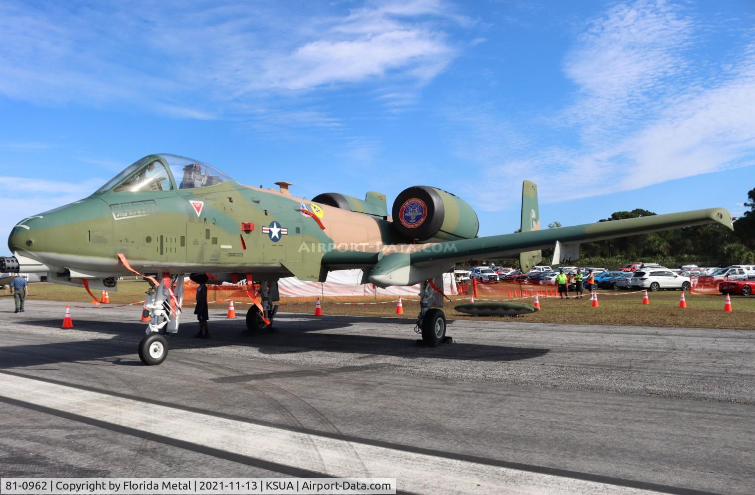 81-0962, 1981 Fairchild Republic A-10C Thunderbolt II C/N A10-0657, Stuart 2021