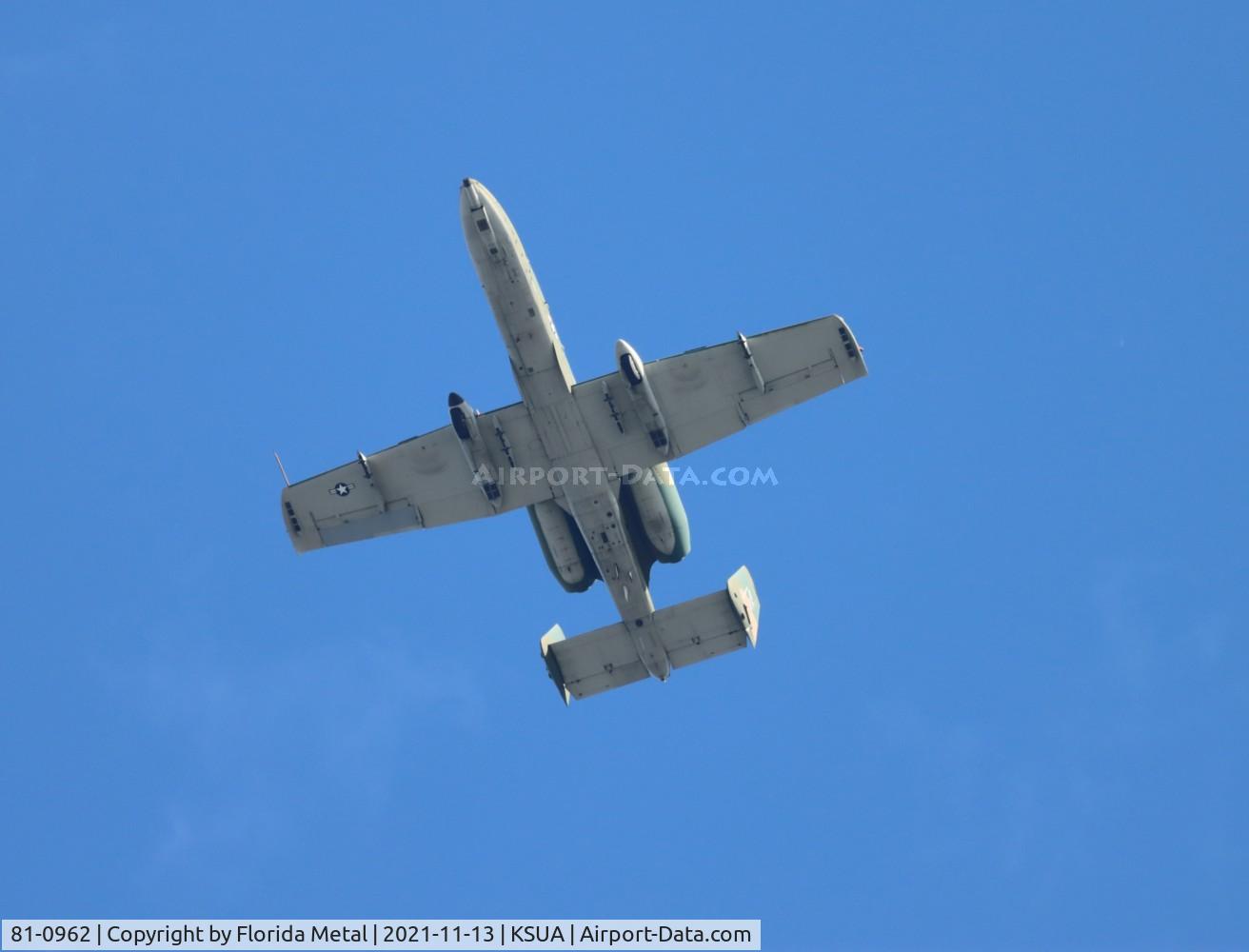 81-0962, 1981 Fairchild Republic A-10C Thunderbolt II C/N A10-0657, Stuart 2021