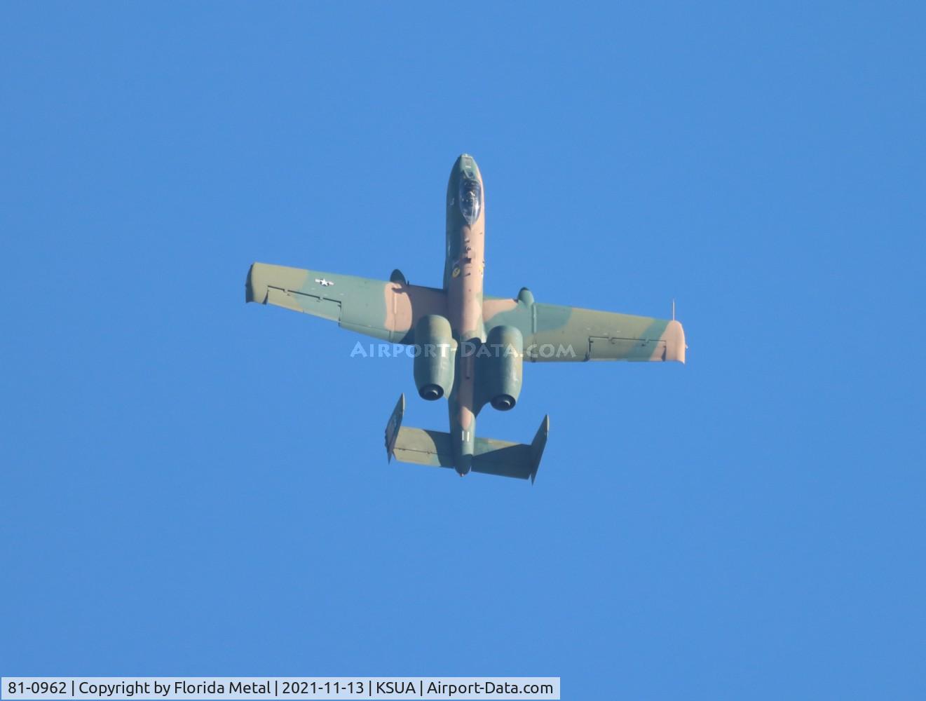 81-0962, 1981 Fairchild Republic A-10C Thunderbolt II C/N A10-0657, Stuart 2021