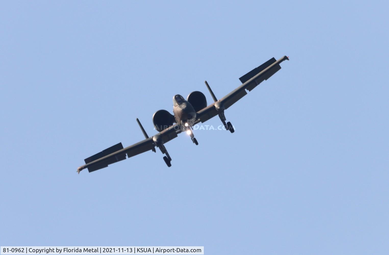 81-0962, 1981 Fairchild Republic A-10C Thunderbolt II C/N A10-0657, Stuart 2021