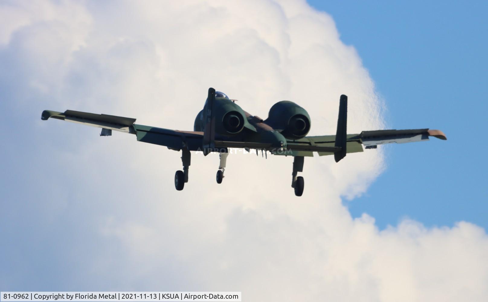 81-0962, 1981 Fairchild Republic A-10C Thunderbolt II C/N A10-0657, Stuart 2021