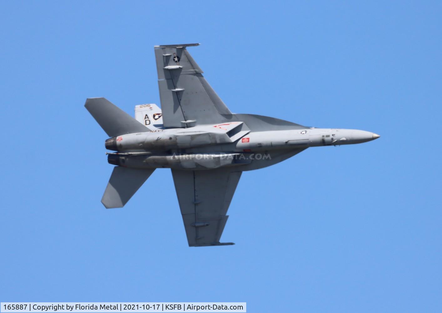 165887, Boeing F/A-18F Super Hornet C/N F047, Sanford 2021