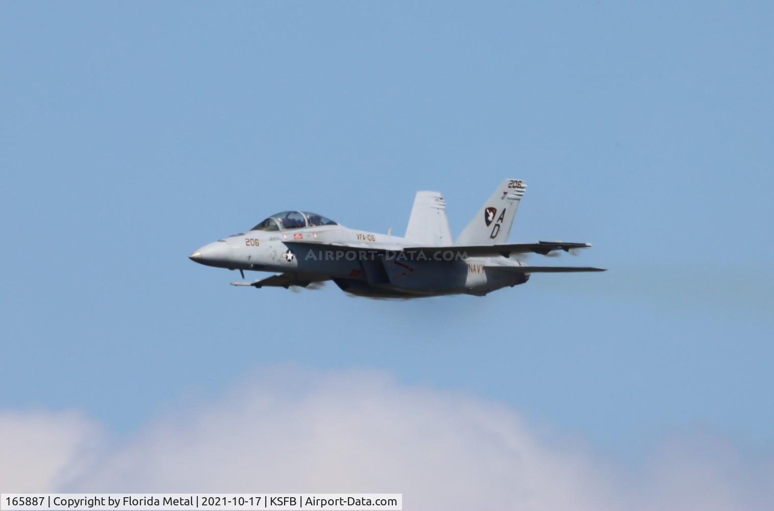165887, Boeing F/A-18F Super Hornet C/N F047, Sanford 2021
