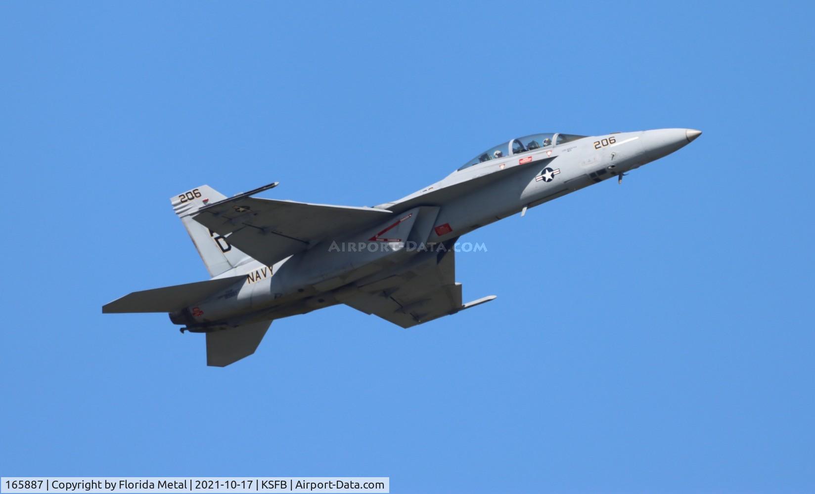 165887, Boeing F/A-18F Super Hornet C/N F047, Sanford 2021