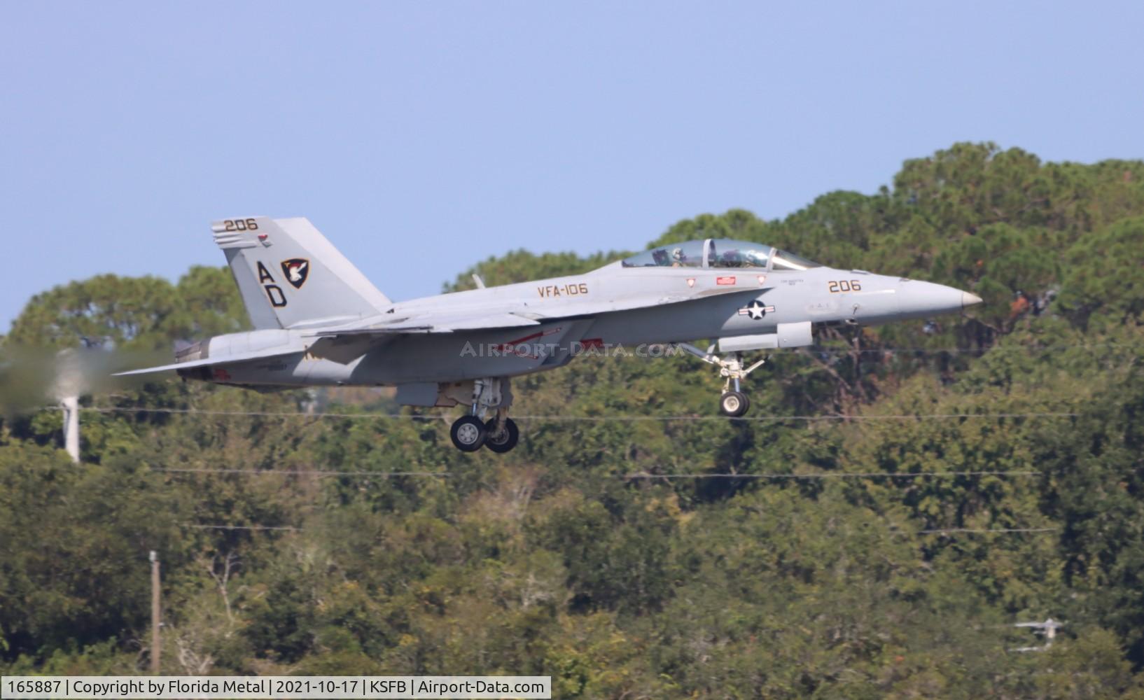 165887, Boeing F/A-18F Super Hornet C/N F047, Sanford 2021