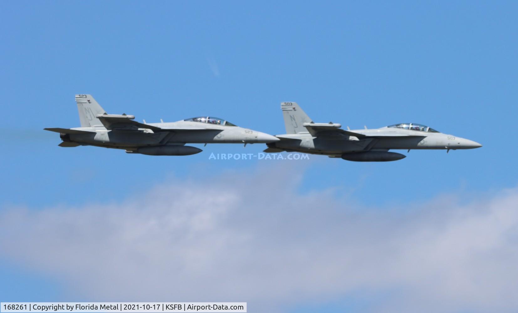 168261, Boeing EA-18G Growler C/N G-43, Sanford 2021
