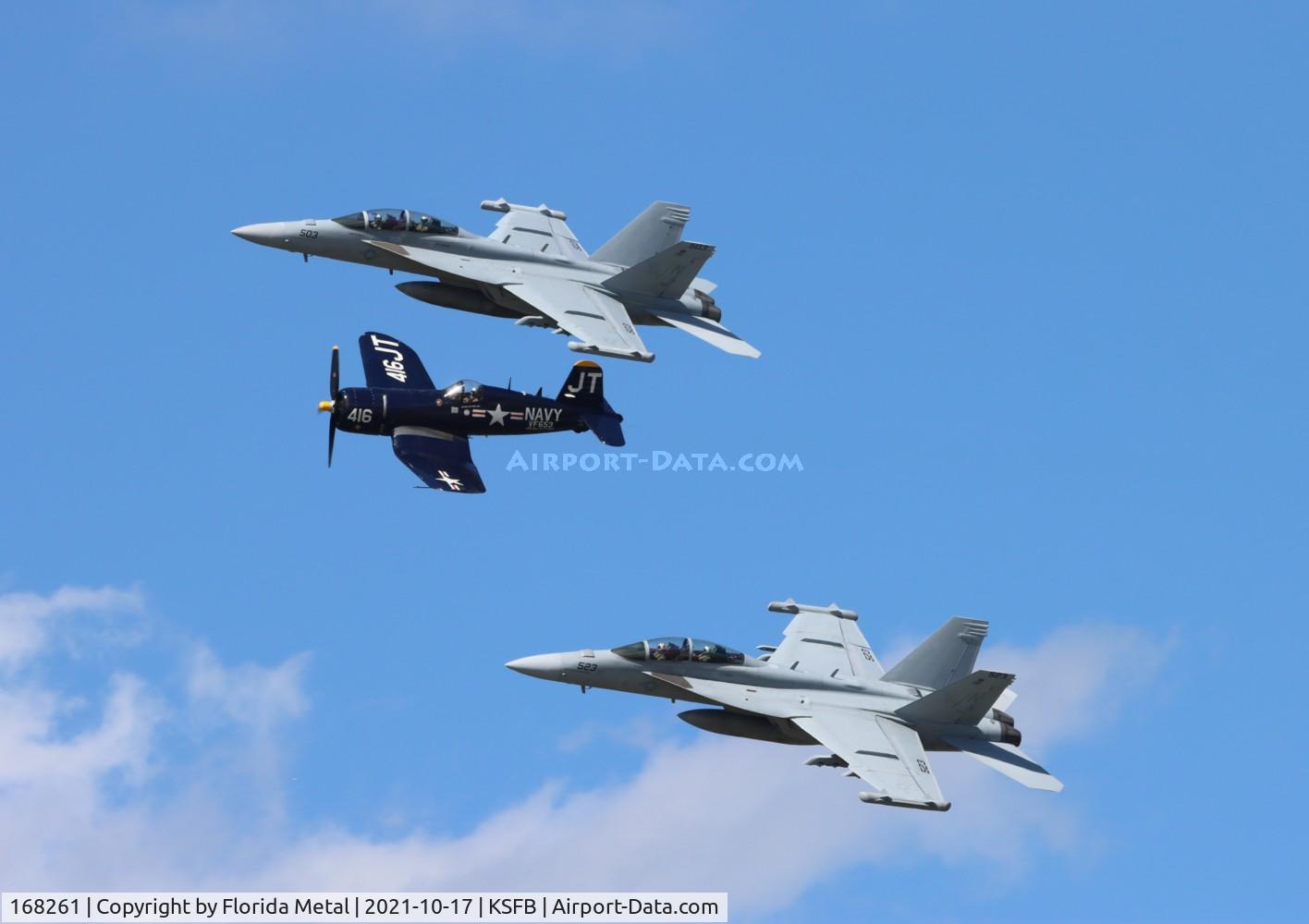 168261, Boeing EA-18G Growler C/N G-43, Sanford 2021