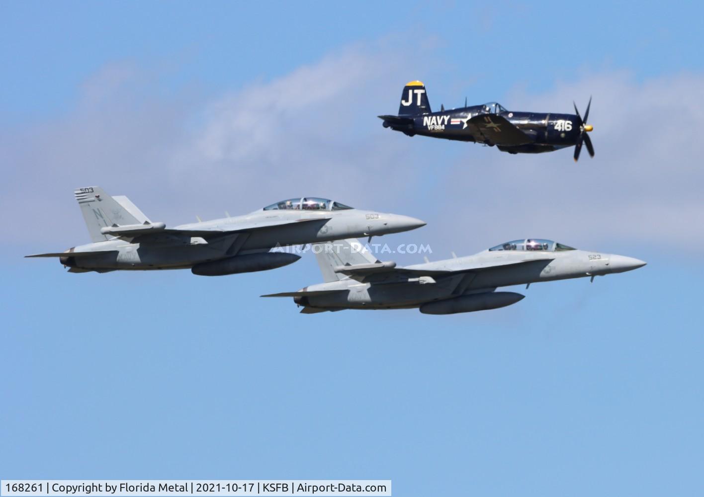 168261, Boeing EA-18G Growler C/N G-43, Sanford 2021