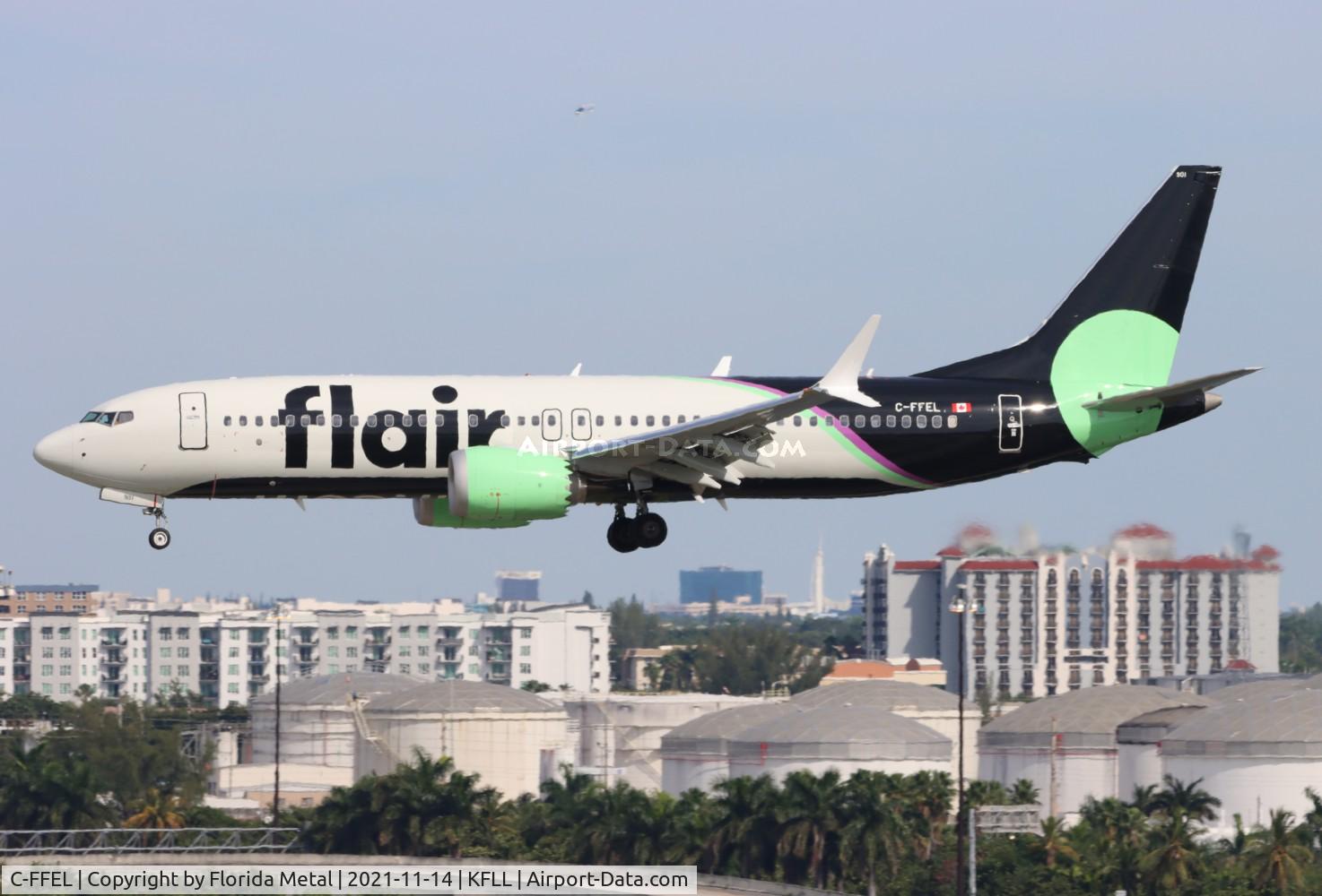 C-FFEL, 2021 Boeing 737-8 MAX C/N 64942, FLL 2021