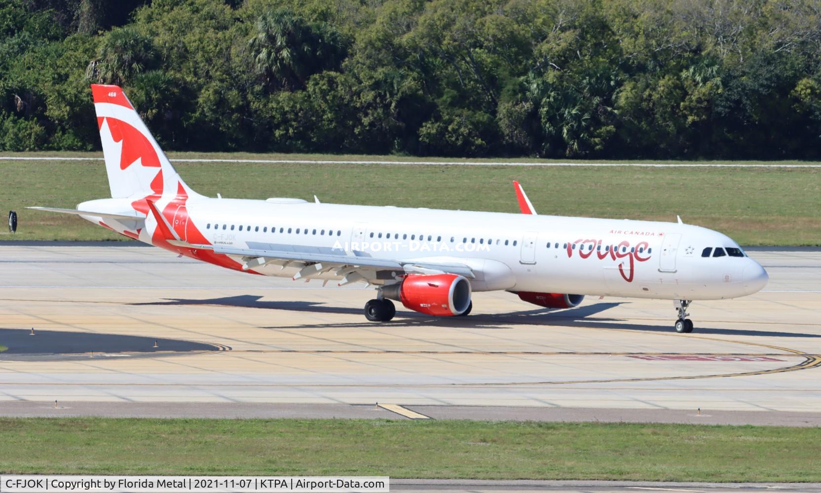 C-FJOK, 2015 Airbus A321-211 C/N 6844, TPA 2021